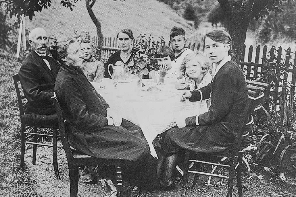 Erster Schützenkönig Josef Kuhlmann mit Familie